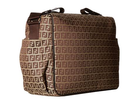 fendi brown baby diaper bag|Fendi baby changing bag.